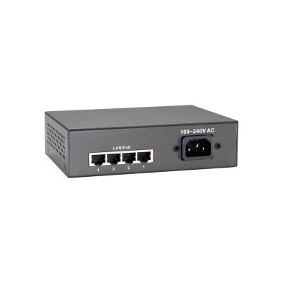 3. 5-Port Fast Ethernet PoE+ Switch, 4x FE PoE+ (65W) Hersteller: LEVELONE (FEP-0511)