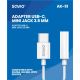 2. SAVIO Adapter USB-C - Mini-Klinkenstecker 3,5 mm (F) AK-51