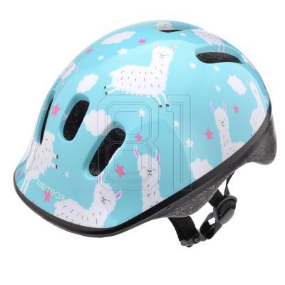 7. Meteor KS06 S Fahrradhelm 48-52 cm Alpakas 17433
