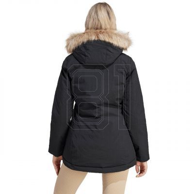 2. adidas Parka mit Kapuze und Pelzjacke W IJ8260
