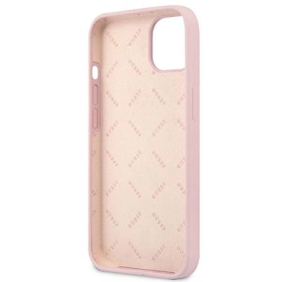 7. Guess GUHCP13SSLTGU iPhone 13 mini 5.4" lila/lila Hardcase Silikondreieck