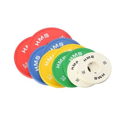19. Olympisches Hantelscheiben-Set 2x (0,5 kg, 1 kg, 1,5 kg, 2 kg, 2,5 kg) HMS CBRS Set