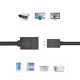 12. Ugreen adapterkabel HDMI (Buchse) - mini HDMI (Stecker) 4K 60 Hz Ethernet HEC ARC Audio 32 Kanäle 22 cm schwarz (20137)