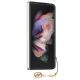 9. Guess GUHCZFD5GF4GGR F946 Z Fold5 grau/graues Hardcase 4G Charms Collection