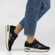 7. Damen-Lederschuhe, Sneaker, schwarz, Filippo DP7772