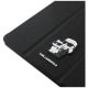 7. Karl Lagerfeld Saffiano Magnetische Karl & Choupette iPad Air 13" 2024 Buchcover-Hülle - Schwarz