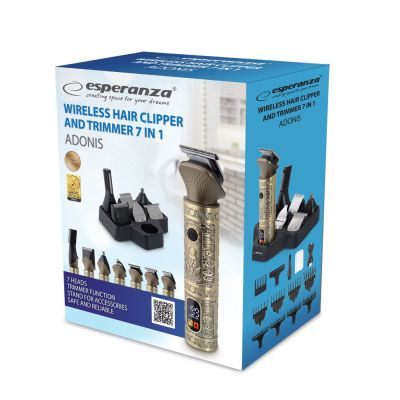 7. ESPERANZA 7-IN-1 HAARSCHNEIDER ADONIS EBC006