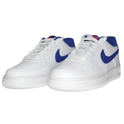 3. Nike Air Force 1 Damenschuhe, weiß/dunkelblau - CT3839-101