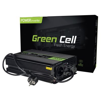 GREEN CELL INV07 WECHSELRICHTER 12V-230V 300W/600W REINE SINUSWELLEN