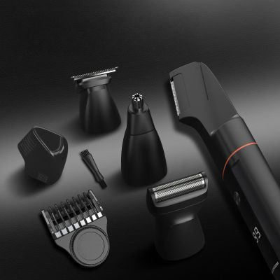 20. MAXGROOM LK-881 Multifunktionstrimmer mit austauschbaren Aufsätzen – schwarz