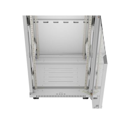 11. LANBERG Standschrank 19" 22U 600x600 GRAU