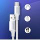 6. Ugreen US288 60130 USB-A / USB-C QC 3.0 3A 0,5 m Kabel – weiß