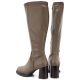 5. Damen-Khaki-Stiefel mit Absatz Potocki SZ12861