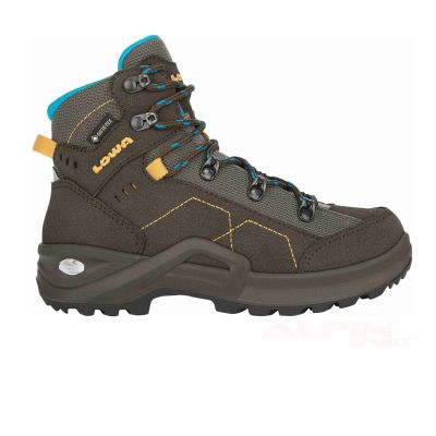 Lowa KODY III GTX MID JUNIOR olivgrüne Gore-Tex Trekkingschuhe für Damen/Kinder (350099 0748)