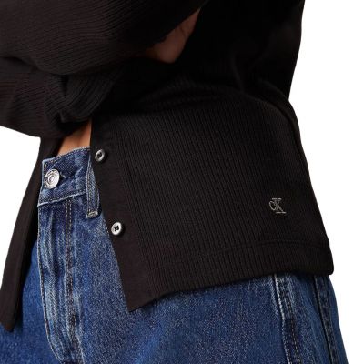 3. CALVIN KLEIN JEANS DAMEN-STRUKTURPULLOVER