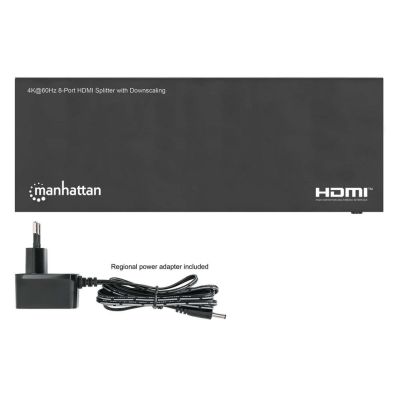 9. MANHATTAN 4K60Hz 8-Port HDMI-Splitter mit Downscaling