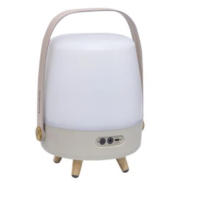 4. Kooduu Lite-up PLAY Mini tragbarer Mono-Lautsprecher Sand, Weiß, Holz 8 W