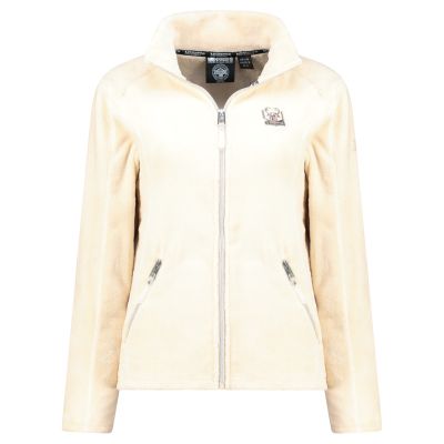 Damen-Fleecejacke Geographical Norway TICARINA OFF WHITE DB LADY 0124 (WZ8084F/GN-OFF WHITE)