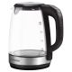 Sencor SWK 2090BK Wasserkocher 2L 2200W Schwarz, Edelstahl, Transparent