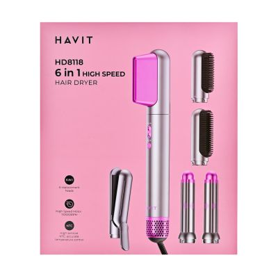 Havit HD8118-EU Haartrockner (Grau-Rosa)
