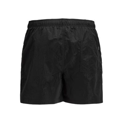 2. Jack&Jones JPSTMAUI CRINKLE NYLON BADEANZUG SS25 12285513 SCHWARZ/HELLWEISS