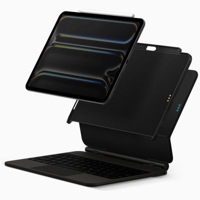 4. Uniq Axel Hülle für iPad Air 13" 2024 / 2025 / iPad Pro 13" 2024 - Schwarz