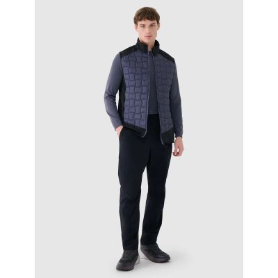 2. Herren Daunen-Trekkingweste mit Primaloft-Füllung Schwarz 4F 4FWSS25TVJAM177-22S