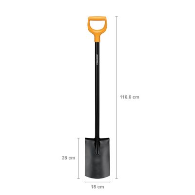 7. FISKARS GERADE MASSIVER METALLSPITZE (1003456)