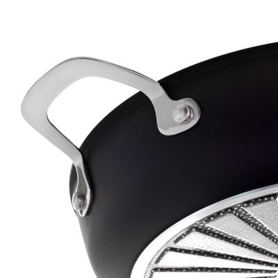 3. BALLARINI Alba tiefe Bratpfanne mit 2 Griffen, Titan, 24 cm ALBG3ED.24D