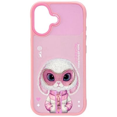 Nimmy Cool&Cute 2.0 Kaninchen-Hülle für iPhone 17 – Rosa