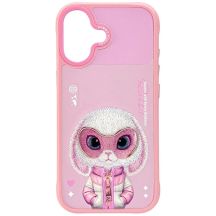 Nimmy Cool&Cute 2.0 Kaninchen-Hülle für iPhone 17 – Rosa