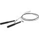 8. Verstellbares Springseil mit Aluminiumgriffen, 300 cm, XQMAX Schwarz
