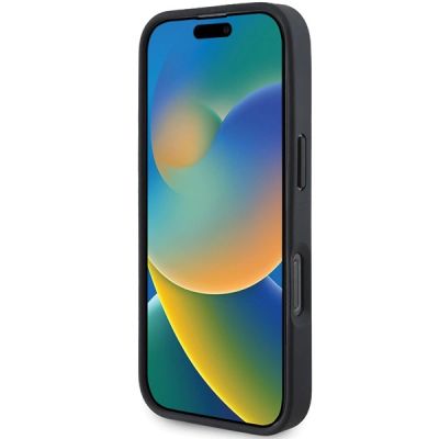 5. Mercedes MB Blue Line MagSafe Lederhülle für iPhone 16 Pro Max – Marineblau