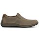 2. Herren-Slipper aus Leder mit durchbrochenem Muster, braun, Rieker 05272-64