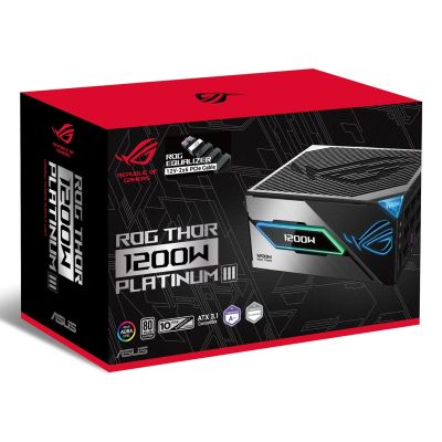 11. ASUS ROG -THOR-1200P3-GAMING-E Netzteil 1200 W 24-Pin ATX Schwarz