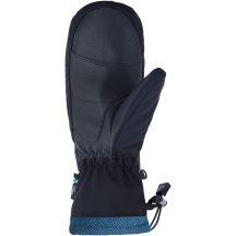 VIKING Tanuka Mitten Ski Lady Damen-Skihandschuhe, schwarz und türkis, Größe 6