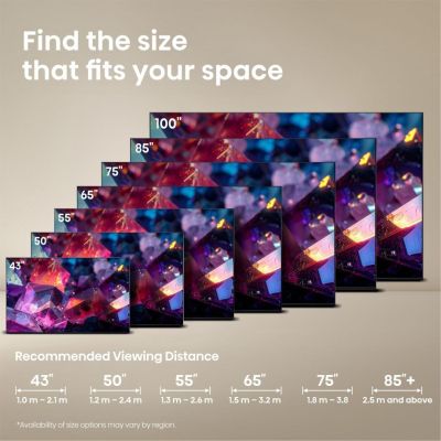 8. Hisense 55E7S PRO 139,7 cm (55") 4K Ultra HD Smart TV Wi-Fi Schwarz