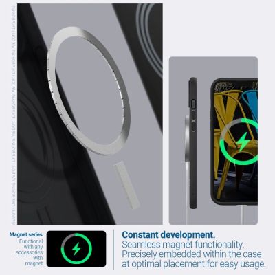 10. Caseology Parallax Mag MagSafe Hülle für iPhone 14 Plus – Mattschwarz