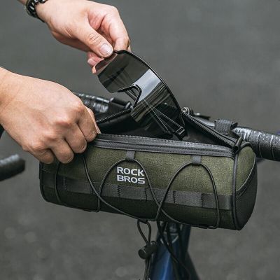 7. Rockbros 30110049001 Fahrradlenkertasche 2 l - Grün