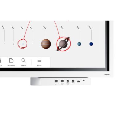 14. SAMSUNG Flip Pro Digital Flipboard 65" 4K IR-Touch HDMI USB-C USB LAN WiFi WPA2 Enterprise Bluetooth Tizen 6.5 SoC 2x10W 400x400
