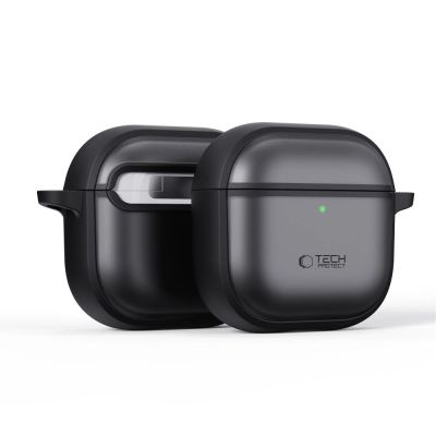 2. Tech-Protect Slim Hook-Hülle für AirPods 4 – Schwarz