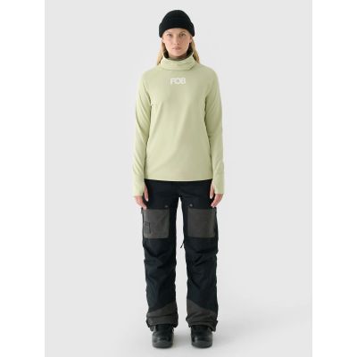 3. Damen-Thermounterwäsche aus angerautem Material (Oberteil) 4F 4FWAW24UBRUF073-44S