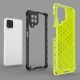 6. Honeycomb Handyhülle Schutzhülle mit TPU Rahmen für Samsung Galaxy A22 4G schwarz