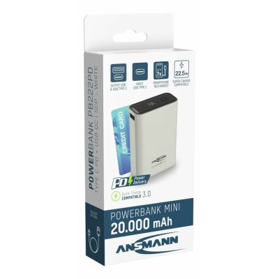 13. Ansmann PB222PD Lithium-Polymer-Akku (LiPo) 20000 mAh Weiß