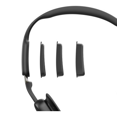 4. Shokz OpenMeet Mikrofon-ANC USB-C kabelloser Knochenleitungskopfhörer + USB-A-Adapter schwarz