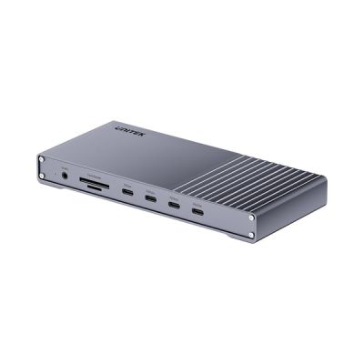 18. Unitek Triple USB4 40Gb/s Dockingstation, 120W Netzteil