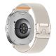 2. Tech-Protect Nylon-Armband mit Verschluss für Samsung Galaxy Watch 40/44/46 mm – Beige