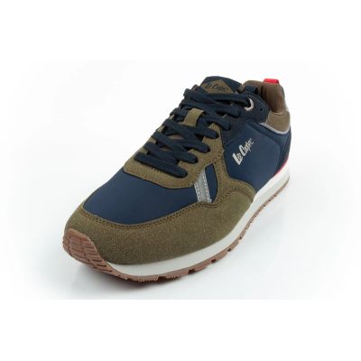 3. Lee Cooper Herren-Sneaker, modisch, bequem, strapazierfähig, marineblau, khaki