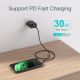 5. Choetech IP0039 USB-C/ Lightning MFi-Kabel, 1,2 m lang – Schwarz