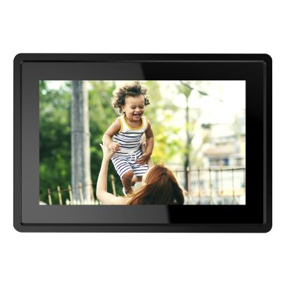 Denver PFF-1021BLACK Digitaler Bilderrahmen, Schwarz, 25,6 cm (10,1") Touchscreen, WLAN